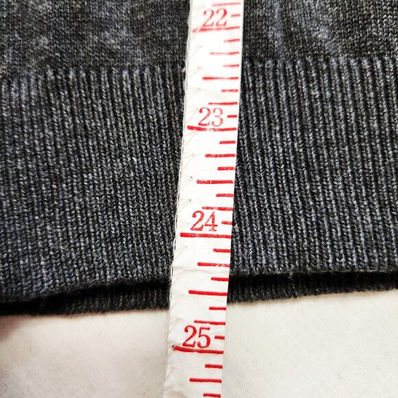 NWT Timeless Blair London Gray Diamond Pointelle Front Cardigan Sweater Size M - Picture 15 of 15